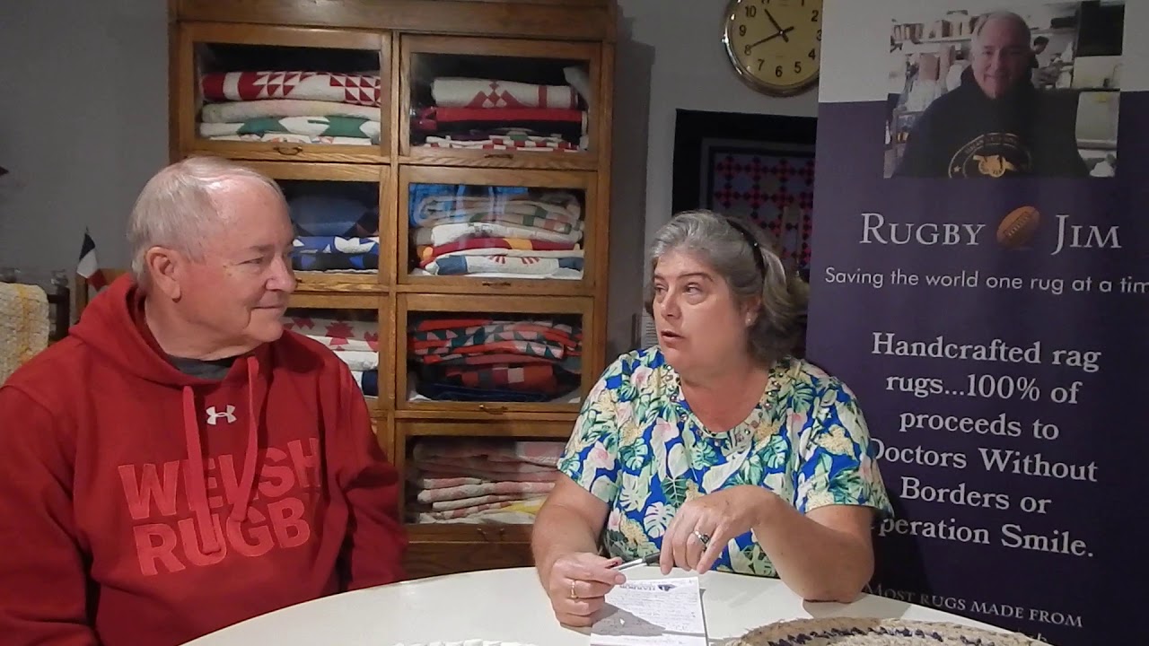 Saving the World 1 Rag Rug at a Time with RugbyJim