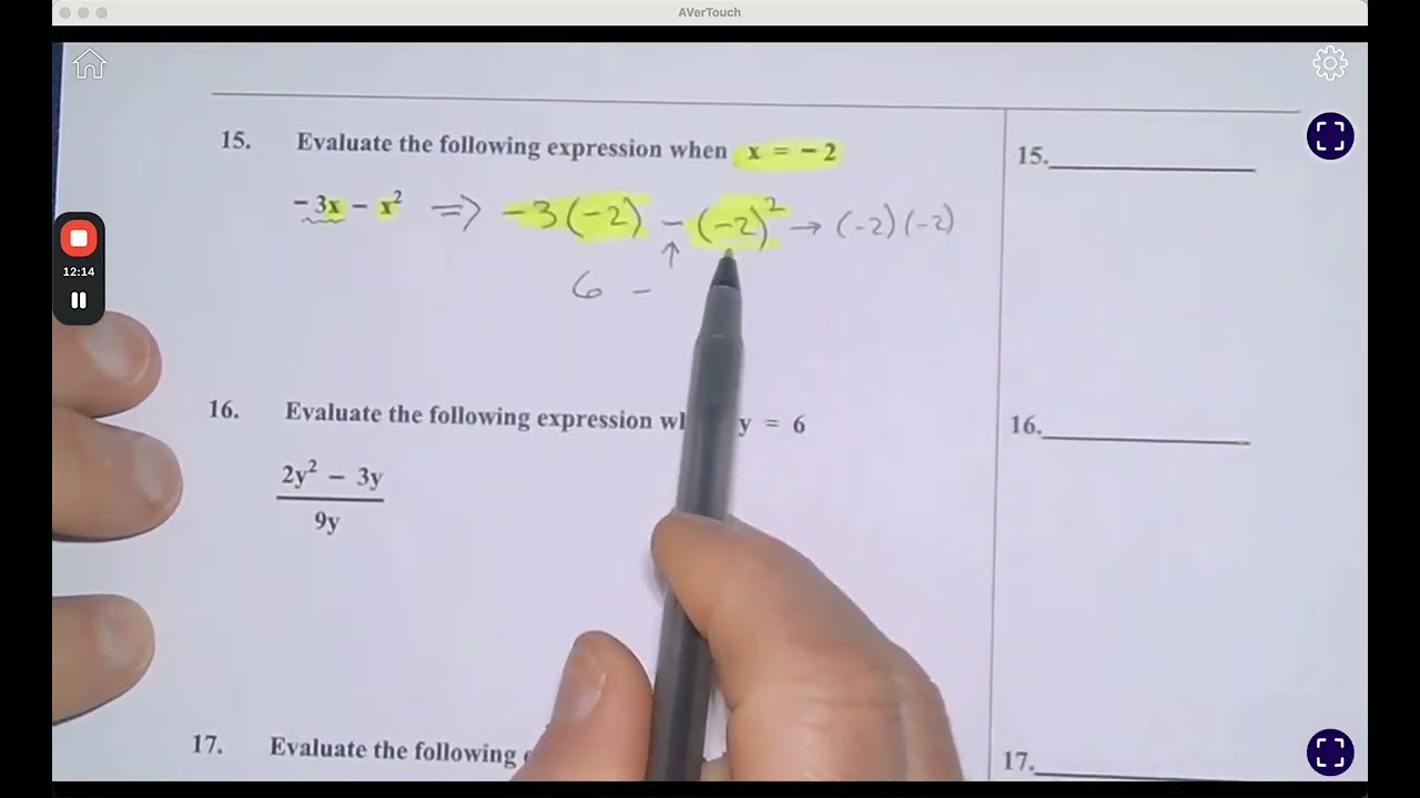 Distribution and Expressions PWS