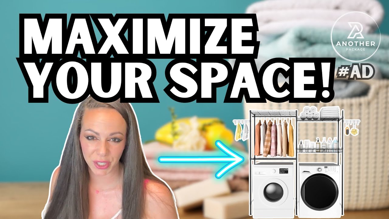 Ultimate Laundry Room Organization: Over Washer and Dryer Storage Shelf Review