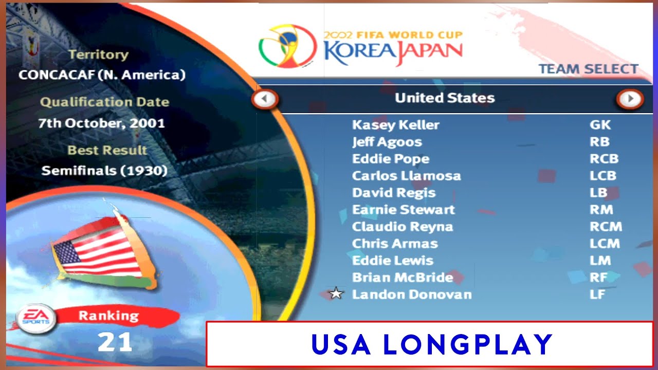 [PC] | FIFA WORLD CUP 2002 | USA | WORLD CUP LONGPLAY