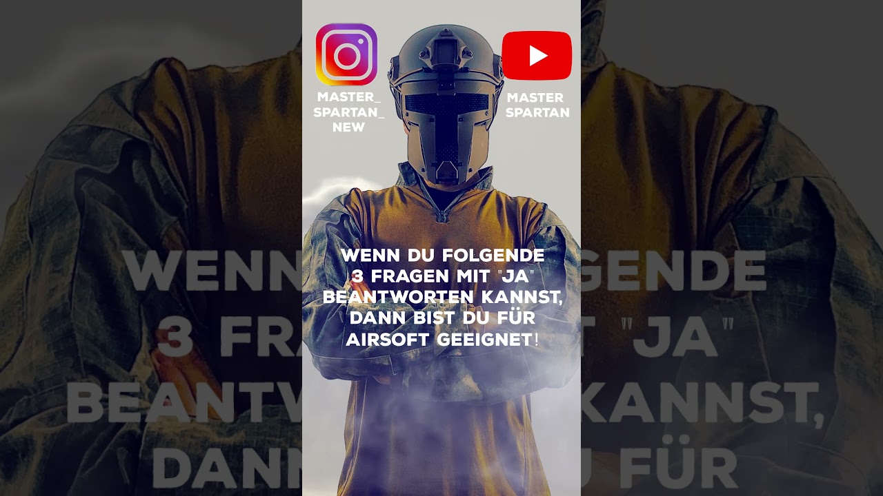 Was braucht man f&uuml;r Airsoft? #Airsoft #Softair #Neuling #Fragen #3 #Alter