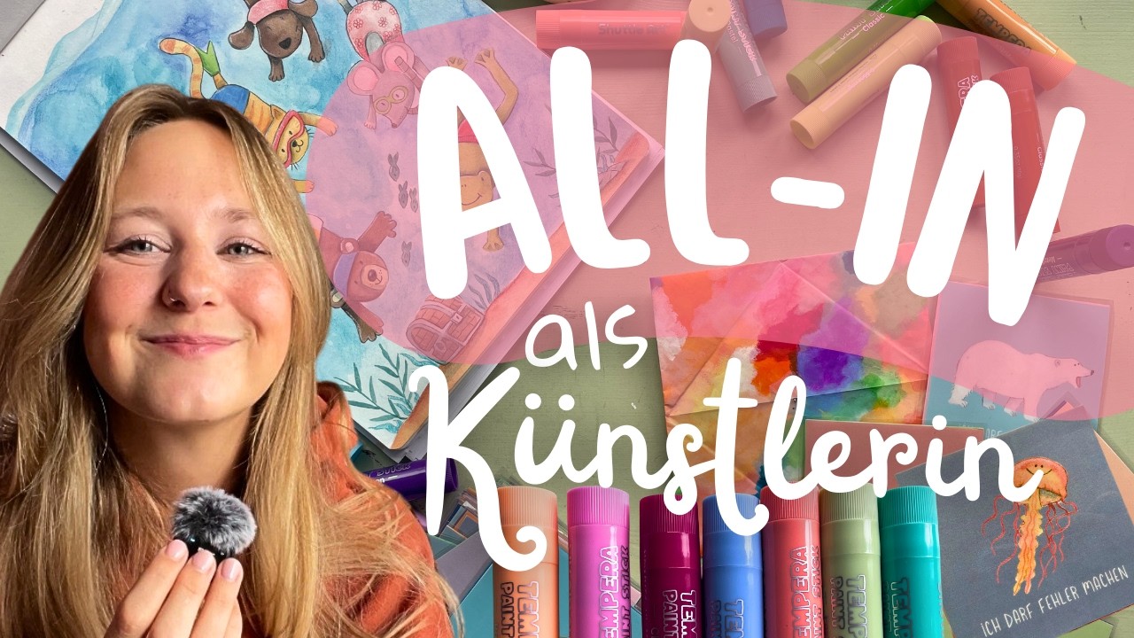 ALL-IN als Künstlerin | Ehrlicher ArtVlog über Zweifel, Entwicklung & Familie