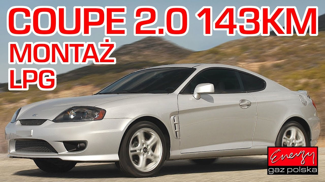 Montaż LPG Hyundai Coupe z 2.0 143KM 2005r w Energy Gaz Polska na gaz BRC SQ 32
