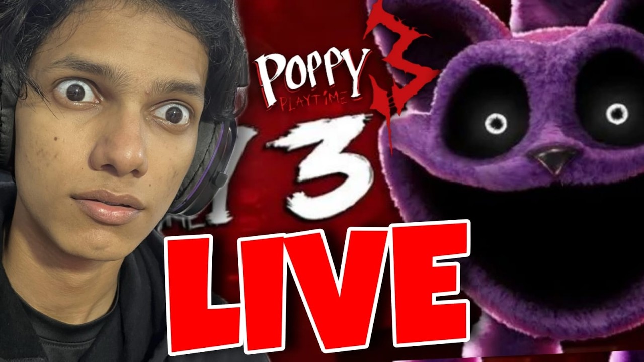 HOMIESS...HORROR Time is BACK.......Poppy Playtime Chapter 3 Malayalam Live