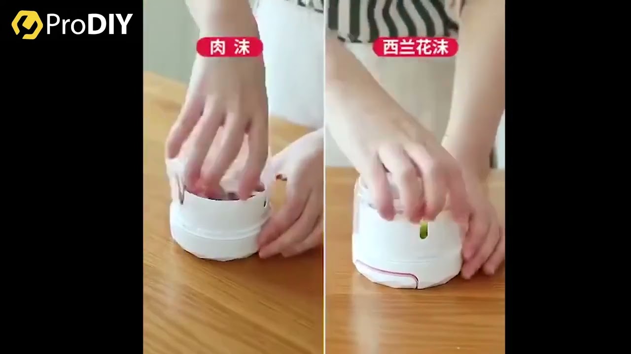 Mini Garlic Chopper Manual Food Chopper Hand Pull Food Processor Mincer Vegetable Grinder Pengisar