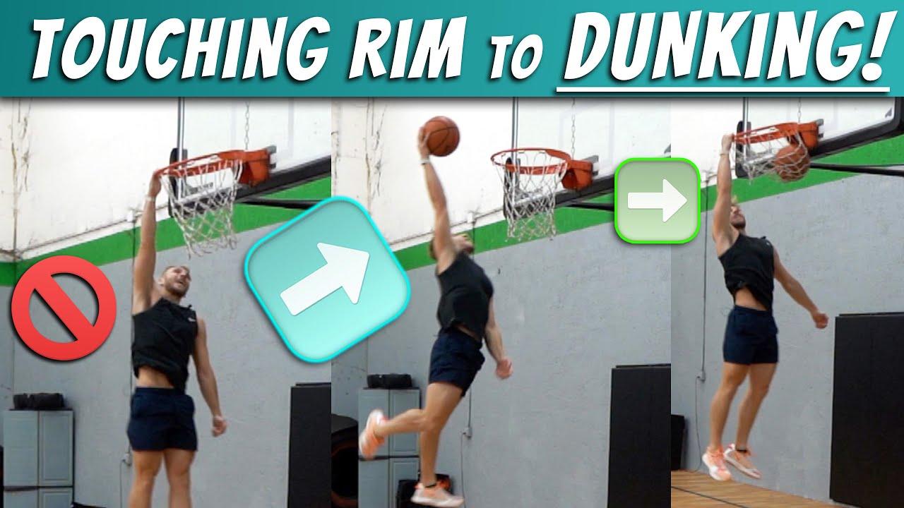 Touching rim ➡️ DUNKING! How to Increase Vertical JUMP! [Dunk Tips Tuesday - Ep. 1]