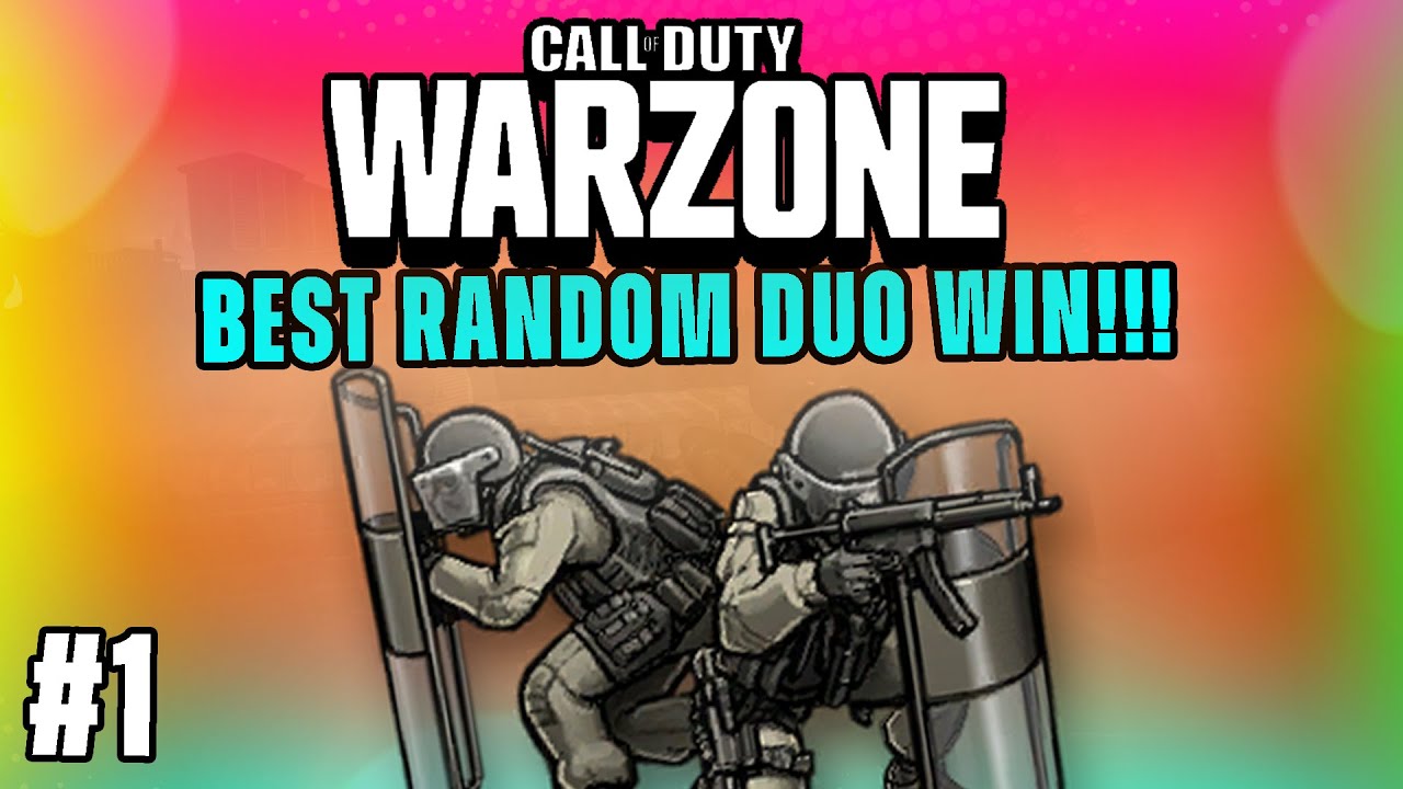 Riot Shield and Kali Sticks Random Duo Win!! - Warzone