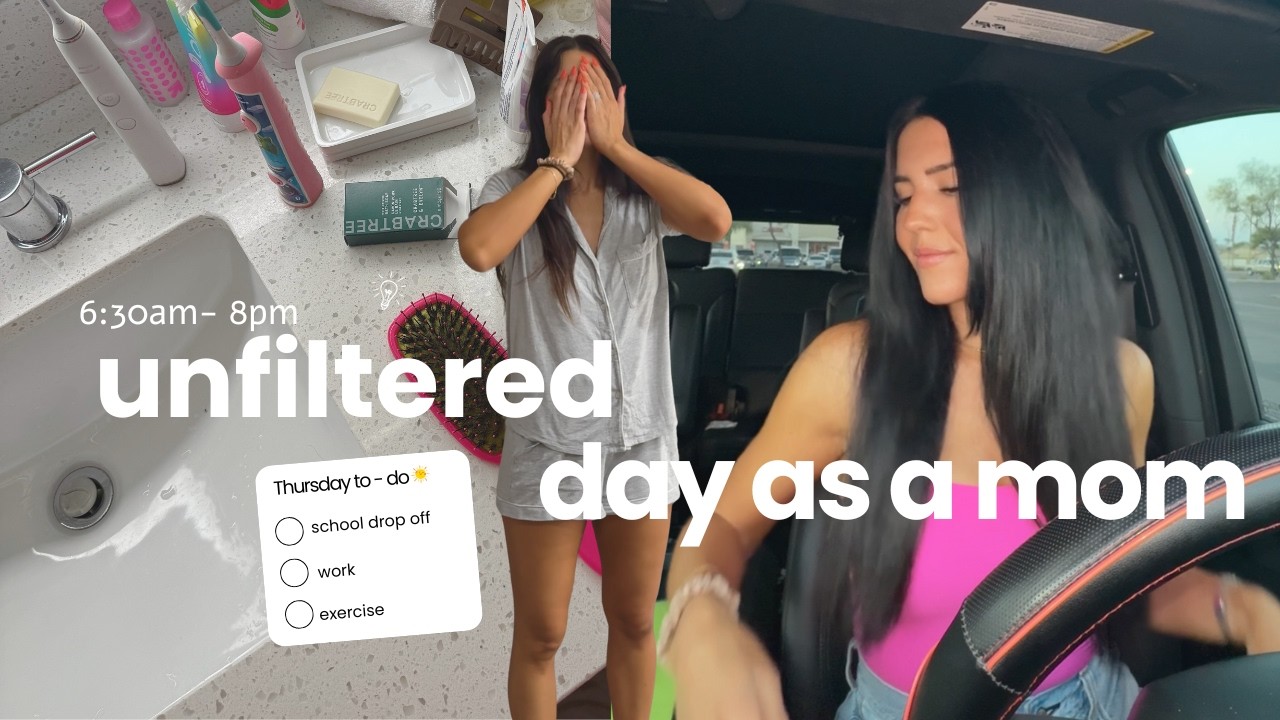 Realistic Mom Routine | School Drop-Off, Workouts & Everyday Chaos