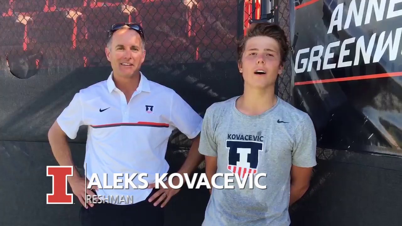 Illini Men's Tennis - Dancer, Kovacevic Interview