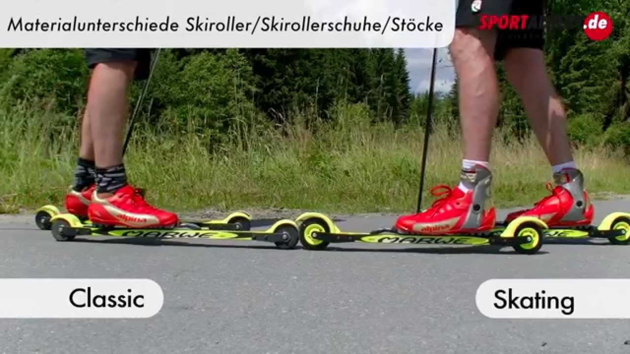 Skiroller Material Klassik und Skating www.sportalbert.de