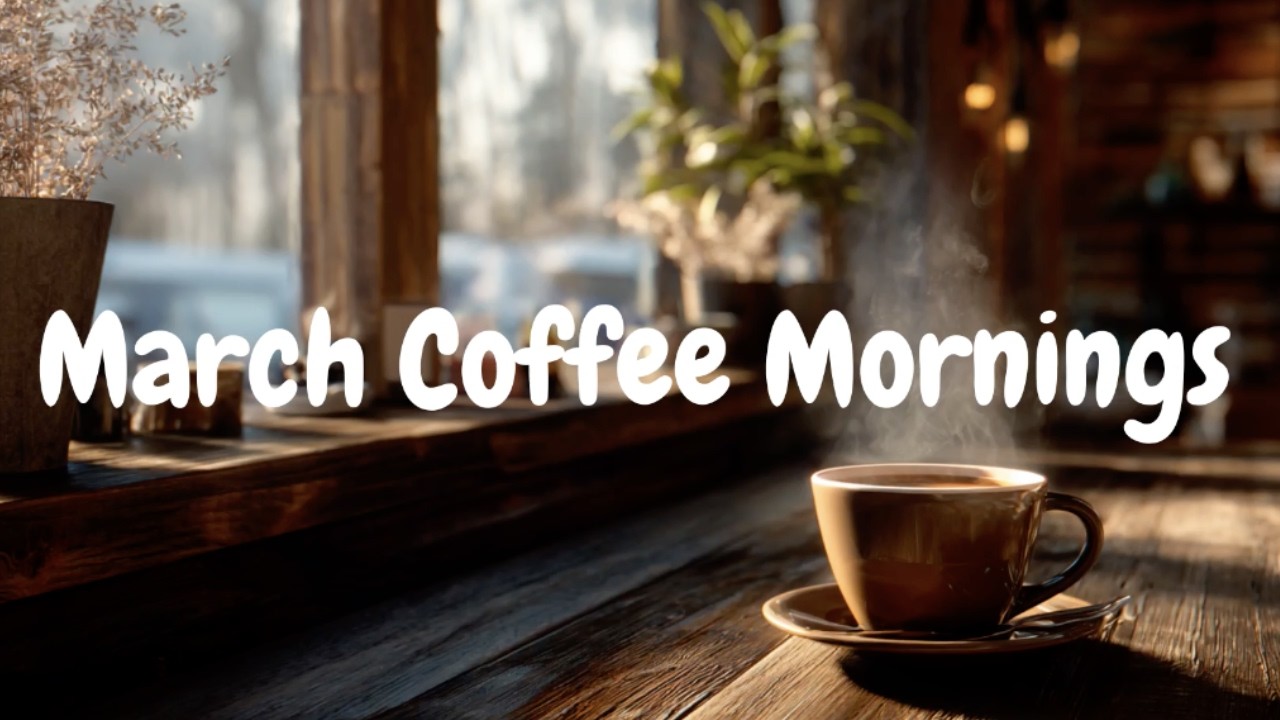 March Coffee Mornings ☕ ❄️ Calm Lofi, Indie Folk, Acoustic mix to relax to this wintery March