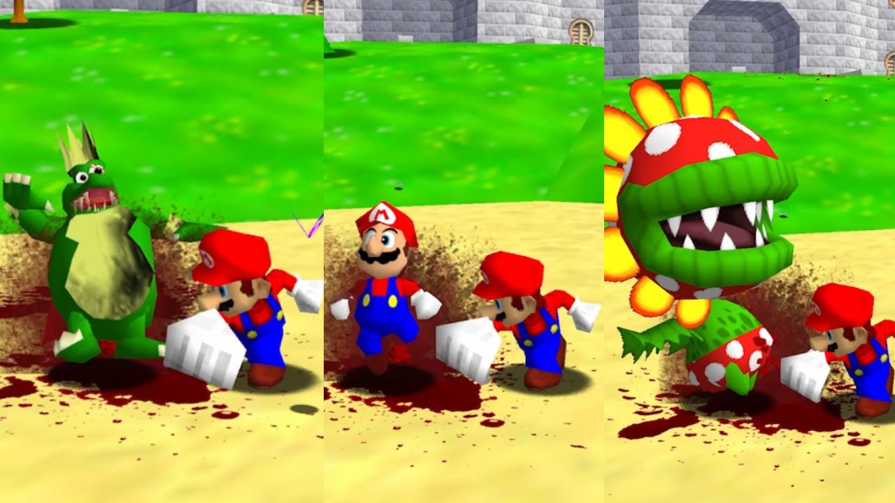 All Characters defeated by DS Mario in Super Mario 64