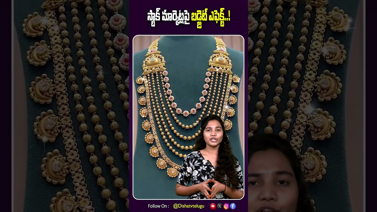 స్టాక్ మార్కెట్లపై బడ్జెట్ ఎఫెక్ట్ | Budget effect on stocks |shorts| Disha TV Vibe #unionbudget