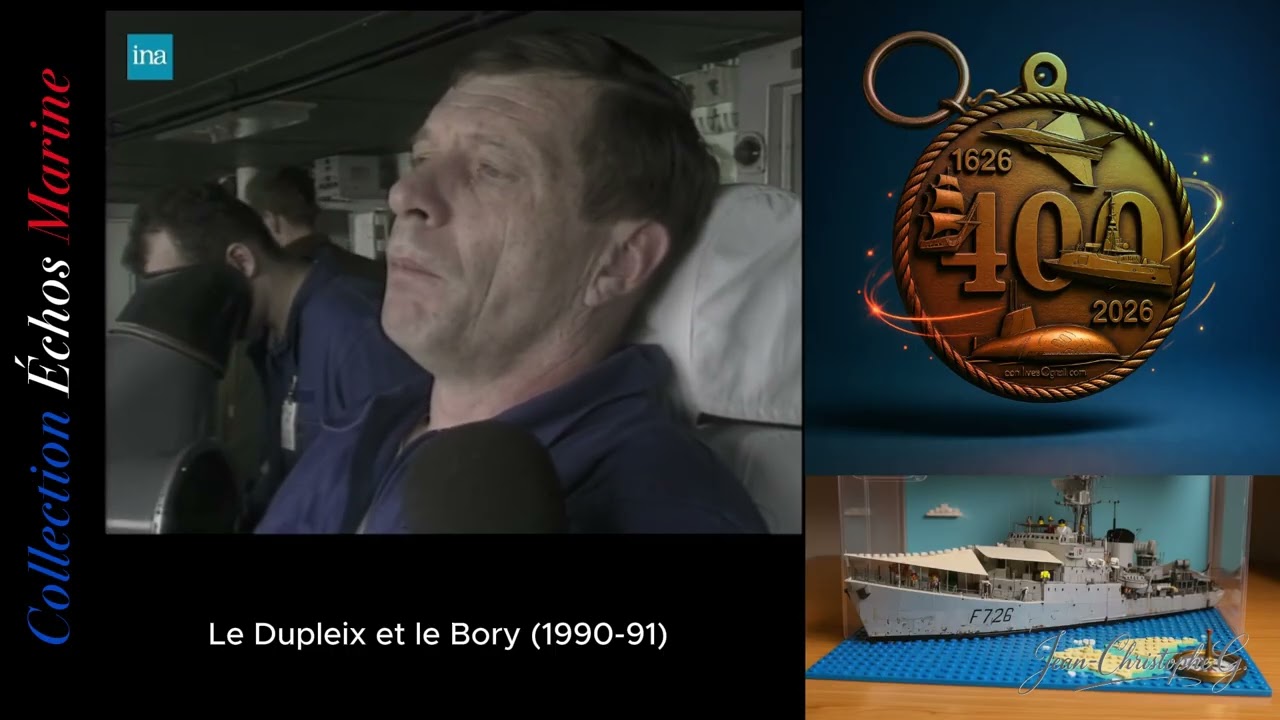 1990-91 Le Dupleix et le Cdt Bory dans le Golfe. Mission Artimon