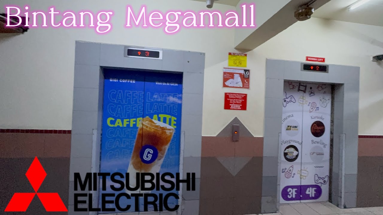 1996 Mitsubishi GPS-ii Elevators at Bintang Megamall (East Court)