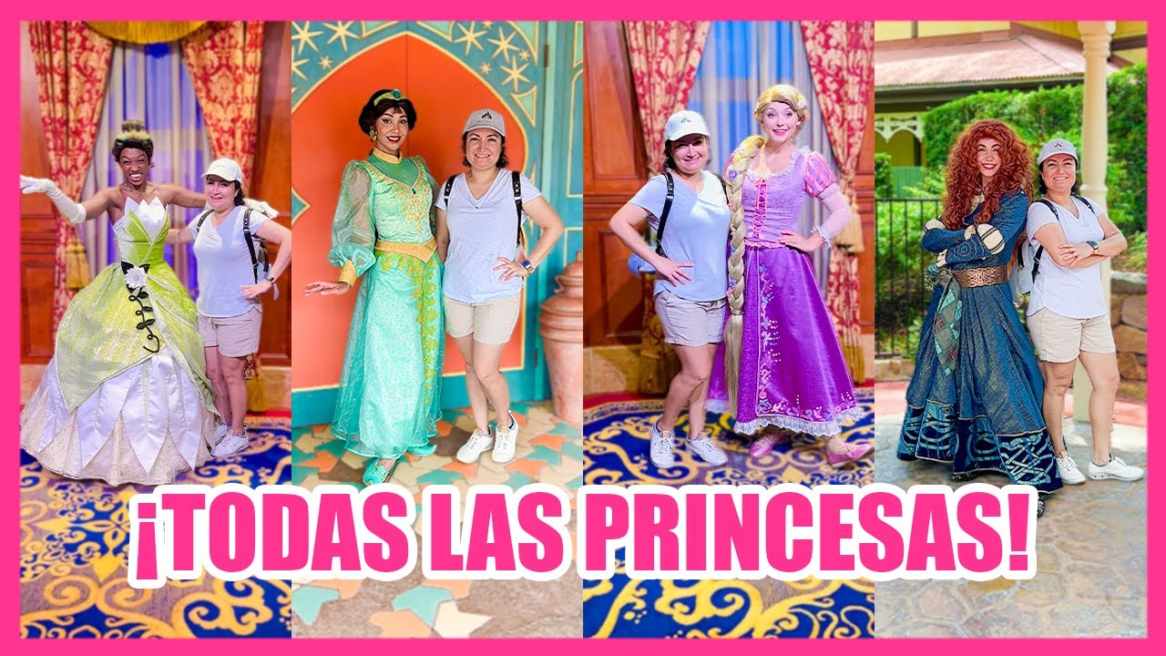 ¡CONOCE a TODAS las PRINCESAS DISNEY en MAGIC KINGDOM!