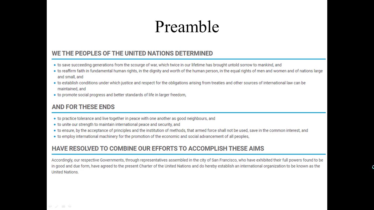 Introduction to the United Nations - 04: A Study of the UN Charter