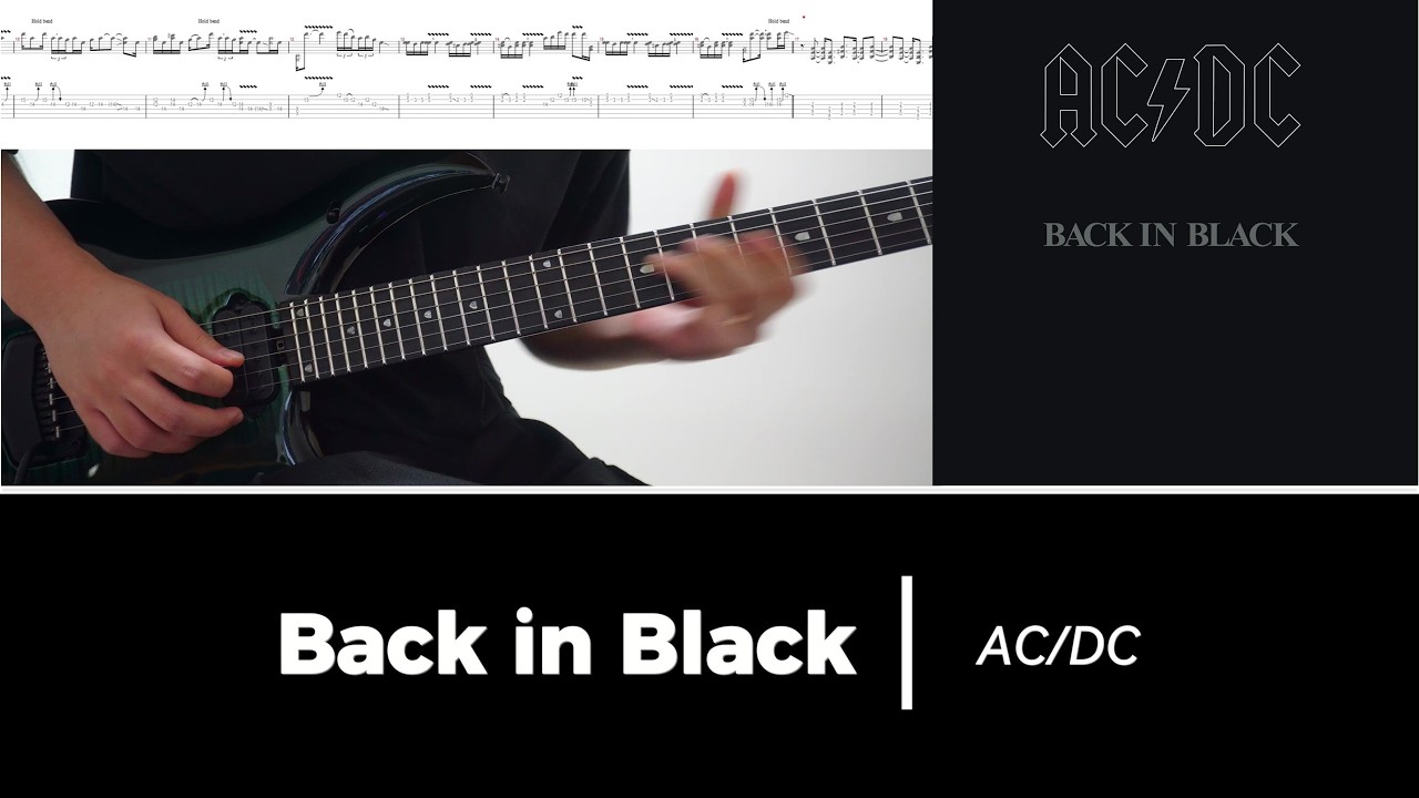 Back in Black - AC/DC (Guitar solo cover)