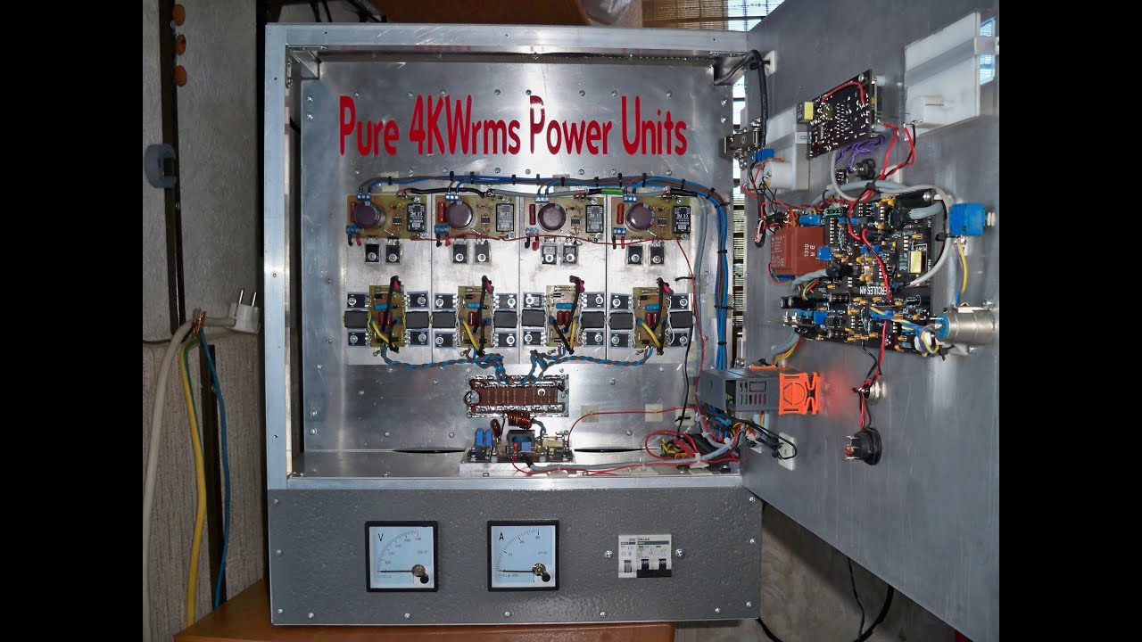 AM TRANSMITTER 4KWrms-PWM-THE CONSTRUCTION