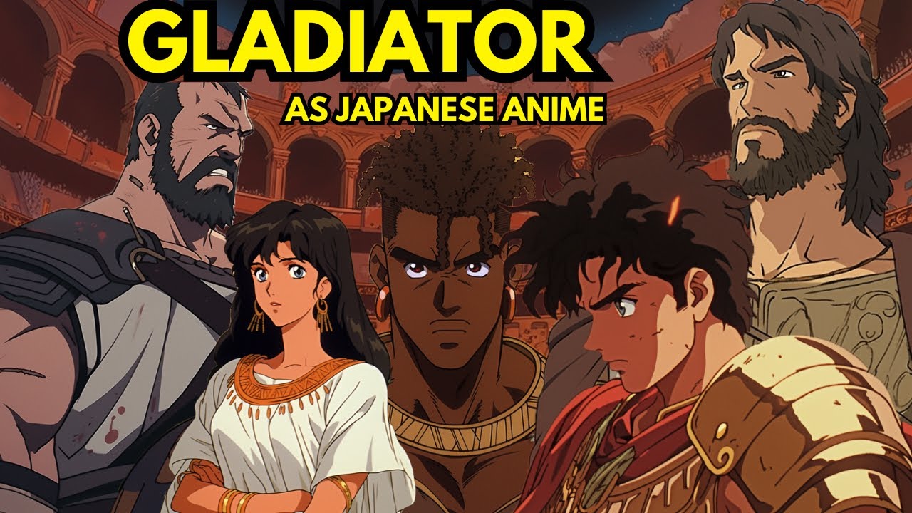 Gladiator as Japanese Anime | AI Story | Imagine 