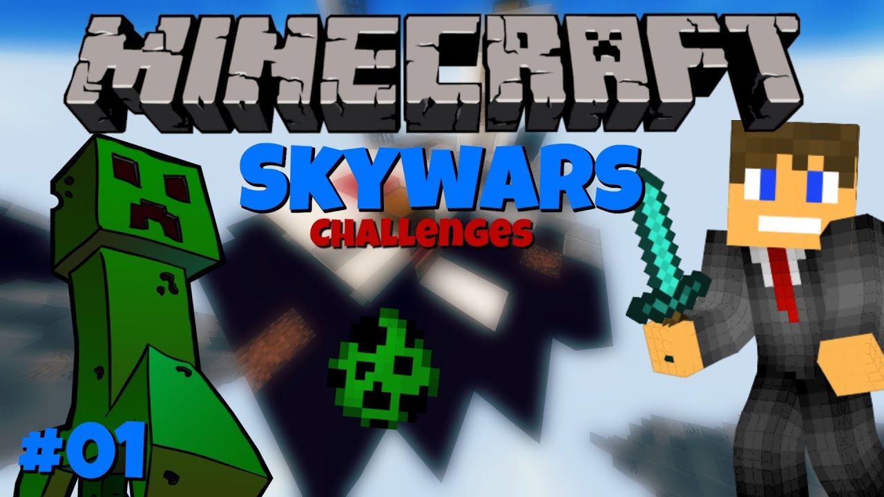 SKYWARS EXPLOSIVE CHALLENGE!!  | Minecraft Skywars Challenges #01 | Maiwid
