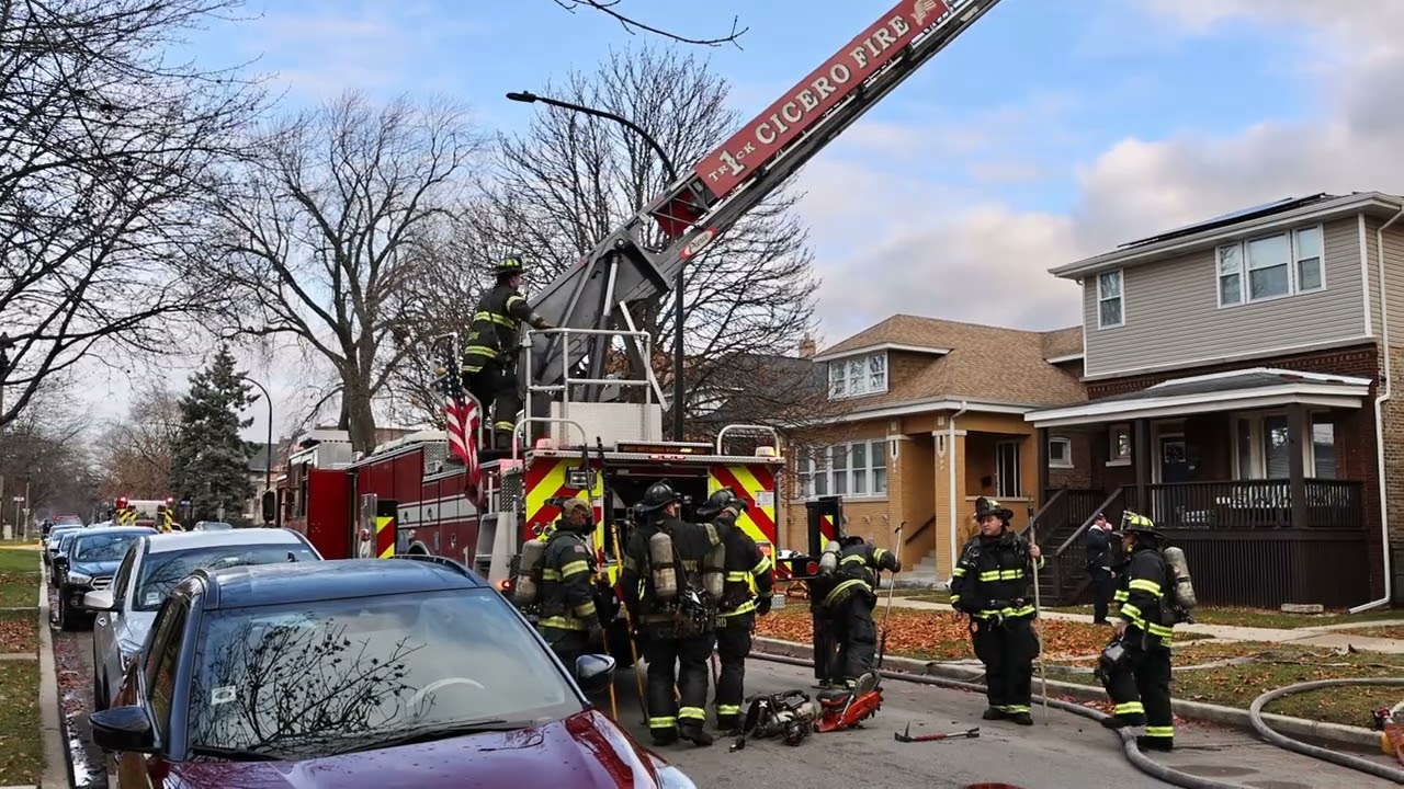 Cicero IL Working Fire 1919 Lombard