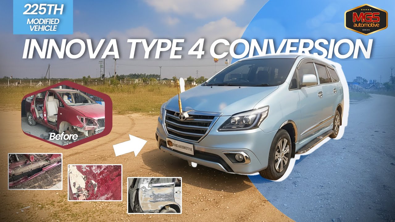 225th Toyota Innova Type 4 Conversion - Blue | Restoration | Modification @mgsautomotivein