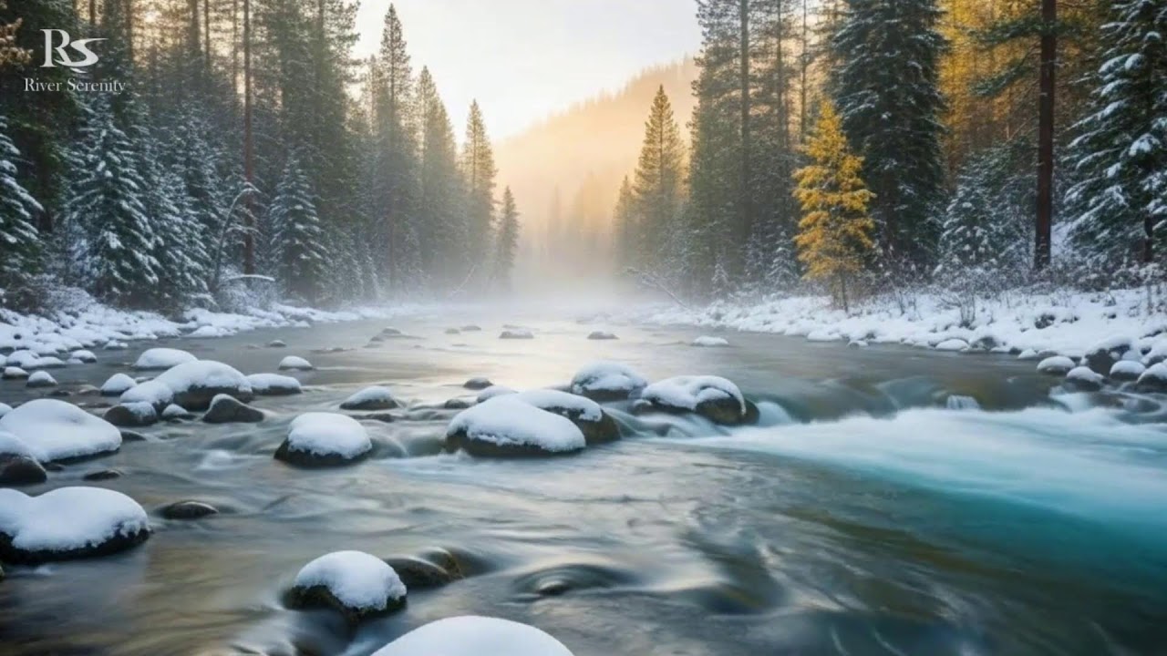 River Sounds for Sleep | Calm Natural River Flow for Deep Night Rest