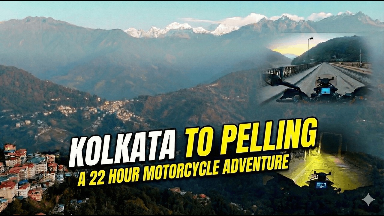 22 HOURS 700KM OF NIGHTMARE!!!🥶 Howrah to Pelling Bike Trip | Season1 E01