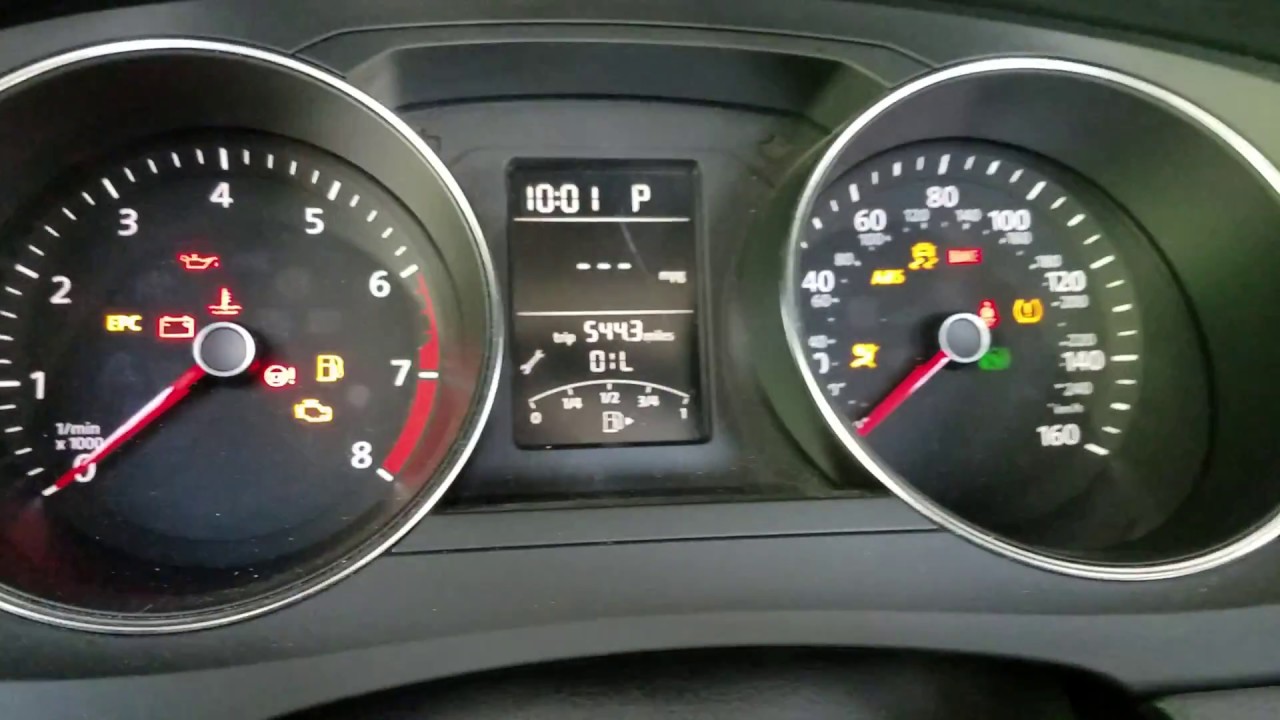 How to reset  vw jetta oil light or service