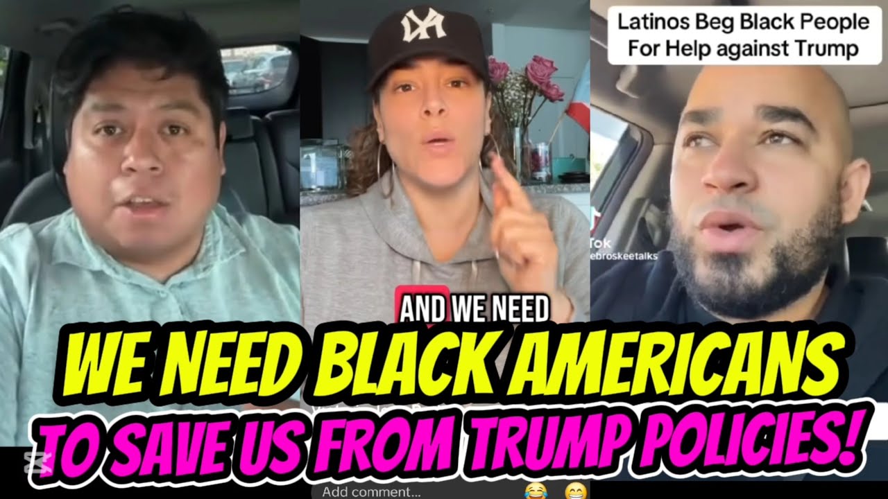 Latinos Call on Black help & UNITY After Facing American HARSH Reality! #maga 