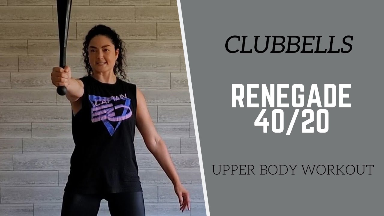 CLUBBELLS // 24 Minute UPPER BODY Workout // Renegade 40/20 (Apartment Friendly)