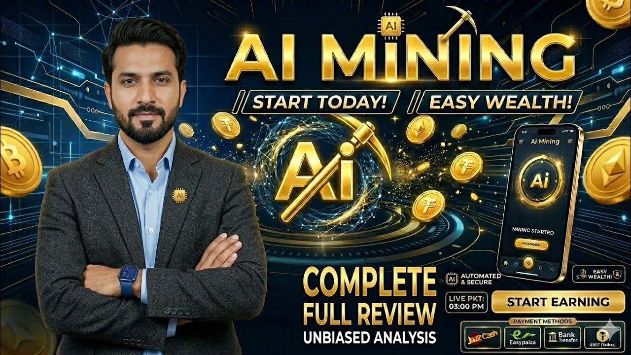 AI Mining App Pakistan 2026 | Free Earning Without Investment 💰 Real or Fake?