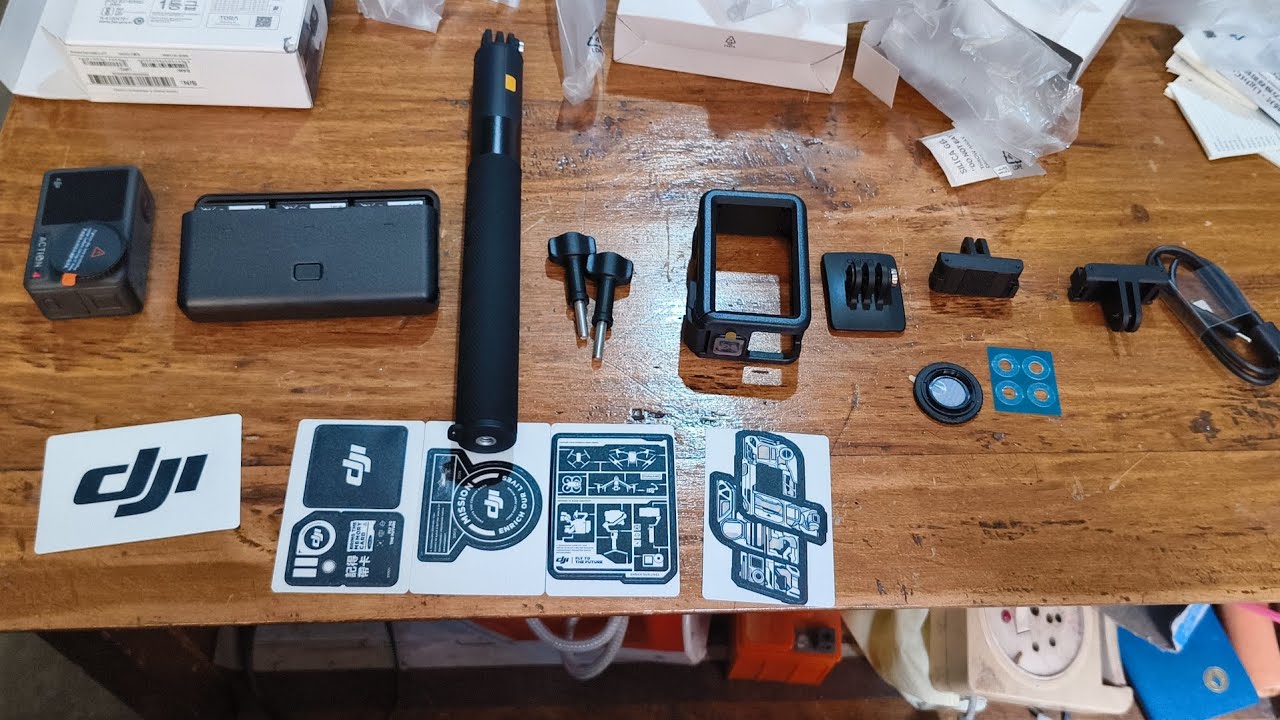 Dji Osmo Action 4 Unboxing and reviewing a bit