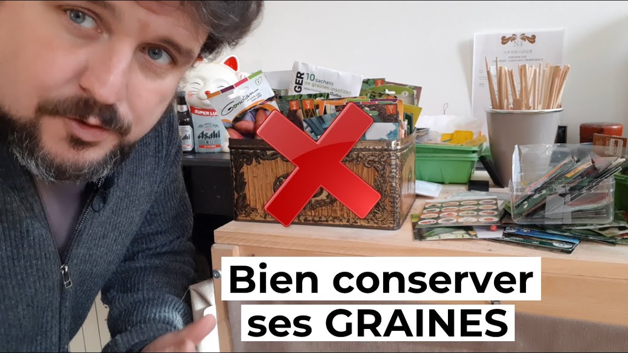 Comment CONSERVER au mieux ses GRAINES