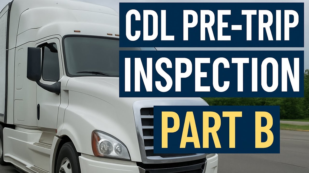 CDL Pre-Trip Inspection Part B | Side of Truck + Fifth Wheel (Step-by-Step DMV Guide)