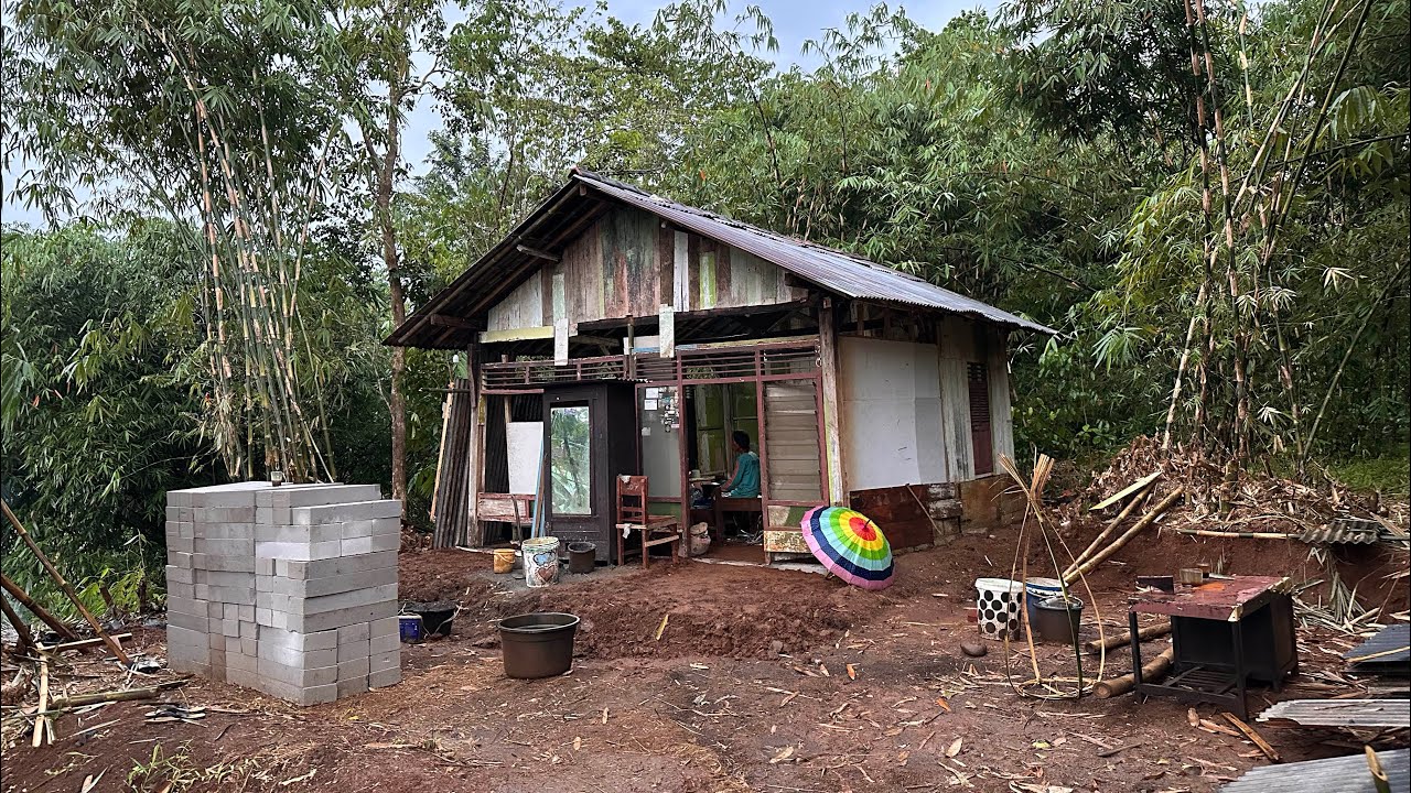 RUMAH PAK WIT DI GUYUR HUJAN DERAS ANGIN BESAR BAHAYA BABGET 