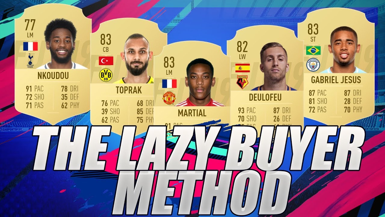 FIFA 19 TRADING EASY TRADING METHOD : LAZY BUYER METHOD