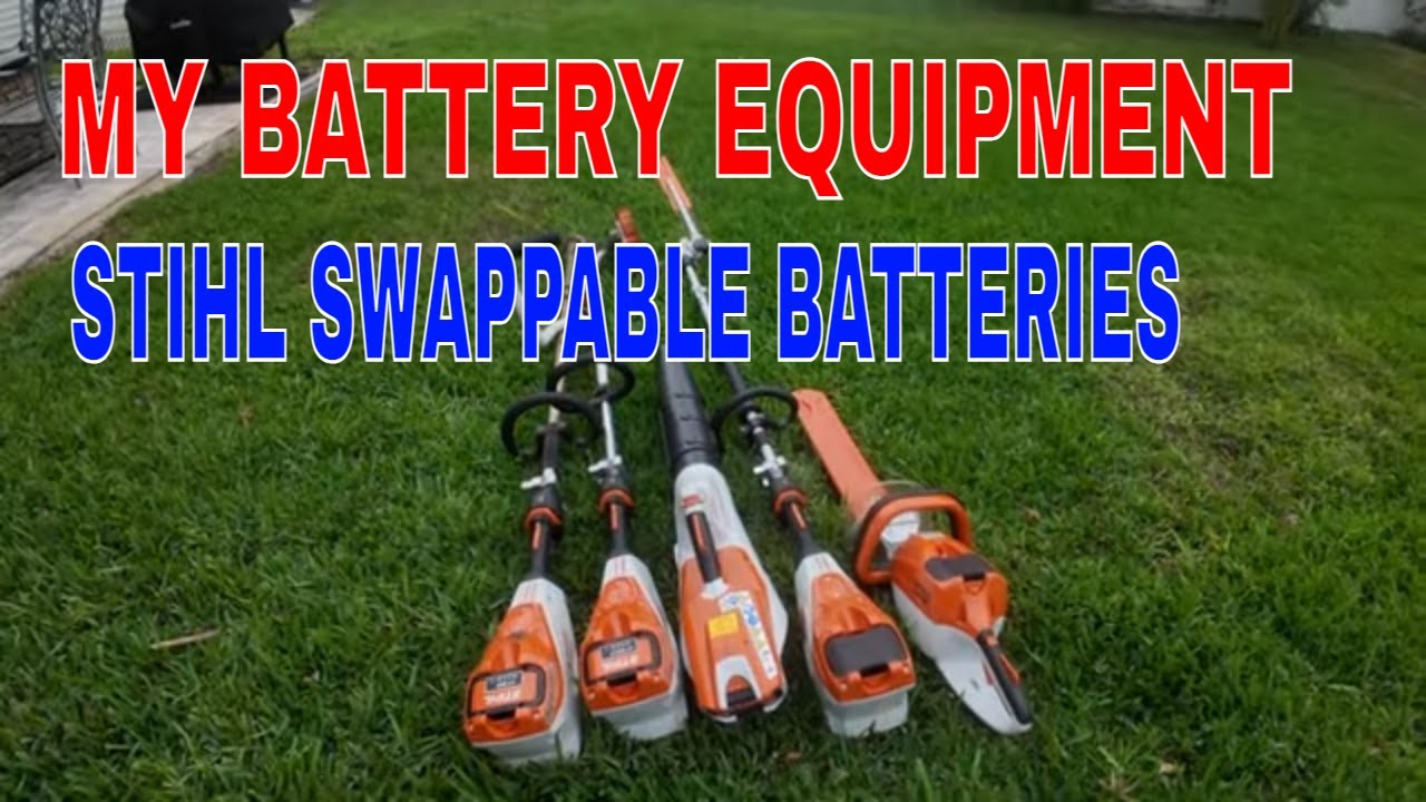 Unleash The Power Of Stihl Battery Equipment With The Versatile Ap Battery Series! #stihl #lawncare