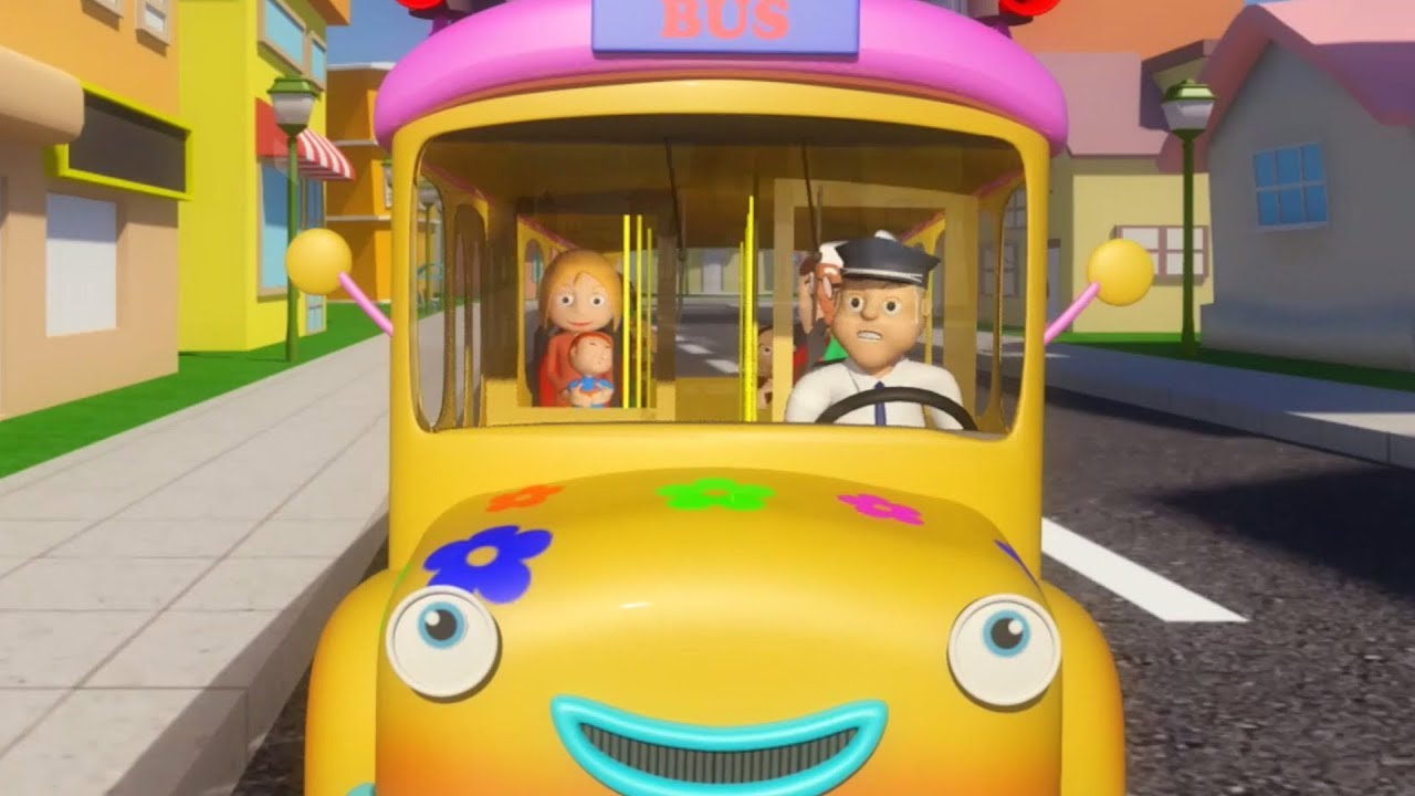 Ruote sul bus | canzoni di bus per i bambini | filastrocche| Baby Songs | Wheel On The Bus