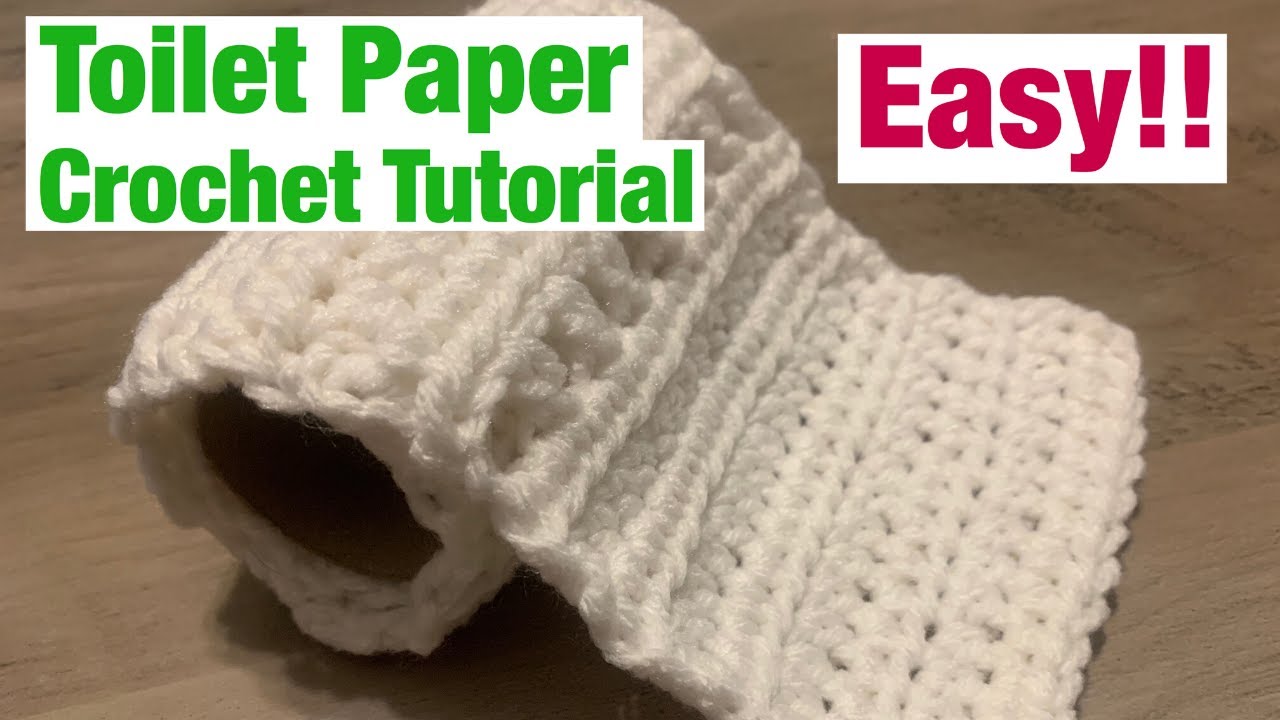 DIY - Crochet you own Toilet Paper! - Fun and Easy Gag Gift!