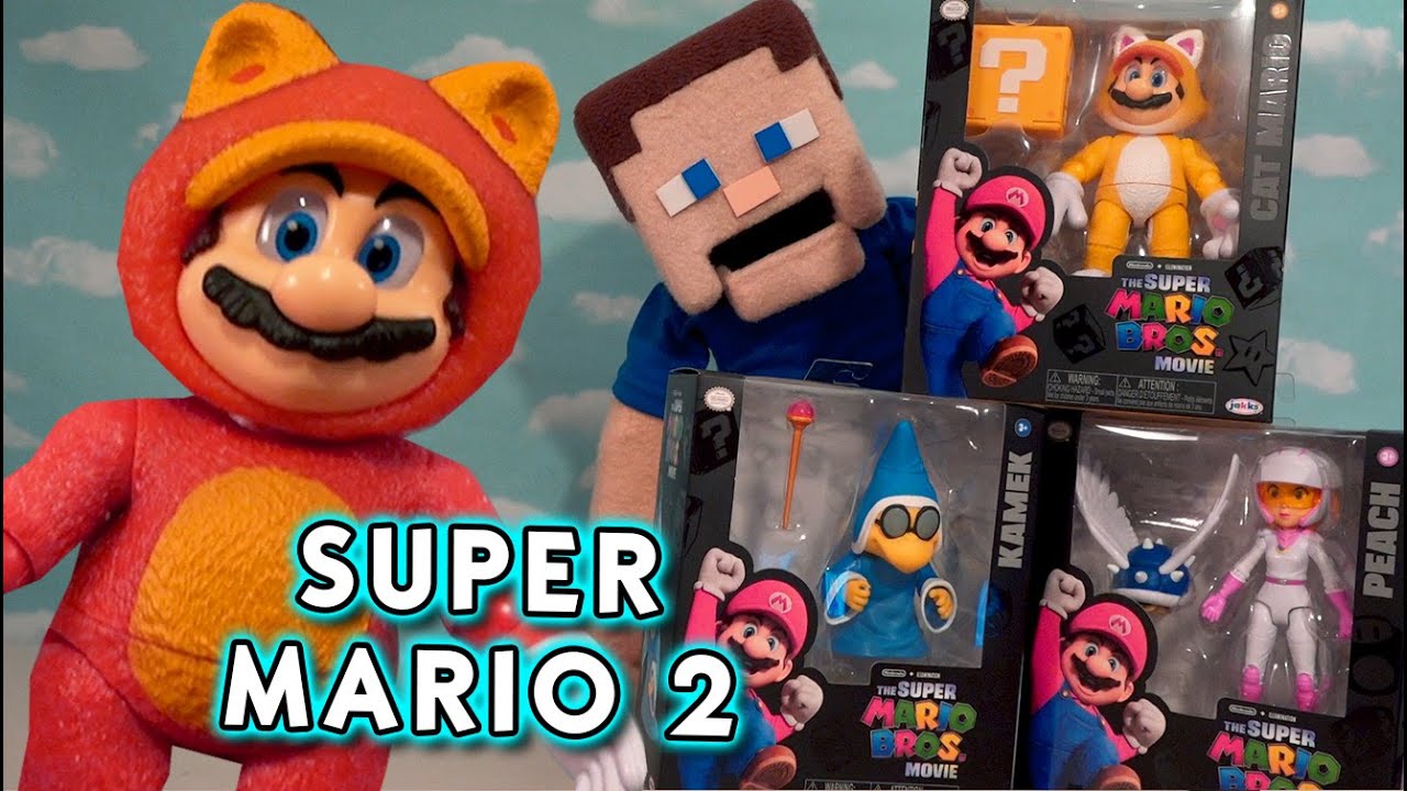 Super Mario Bros Movie Figures Series 2! Playset World of Nintendo 2023