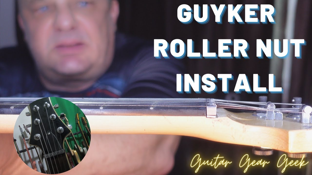 Guyker Roller Nut installation - Fender LSR Alternative  & Comparison