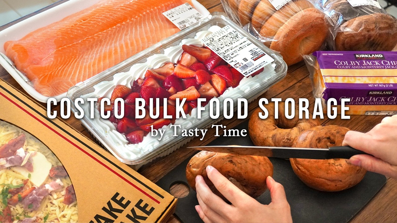コストコ初心者のための25個の小分けと冷凍保存の方法／Costco bulk food storage idea