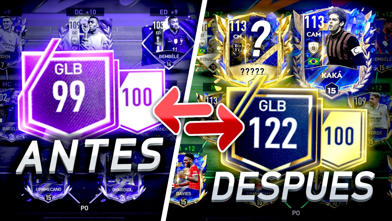 😲 ASI SUBI EL GRL DE UN SUSCRIPTOR EN FIFA 23 MOBILE !!! EQUIPO 100% MEJORADO !!! 🤑 TOTY !!!