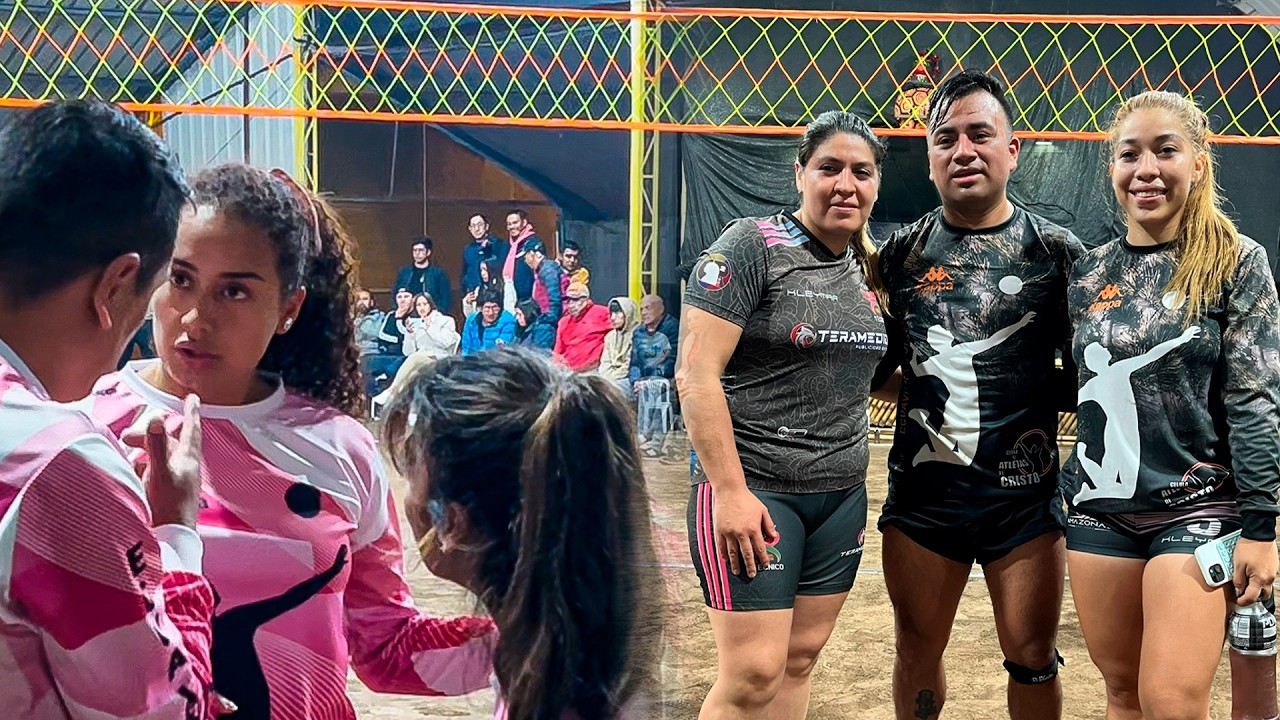 El partido del año🔴GENESÍS y MARIA ABRIL😱RETAN a CINTHIA RICITOS y YAMY LA GACELA🔥Ecuavoley Mixto