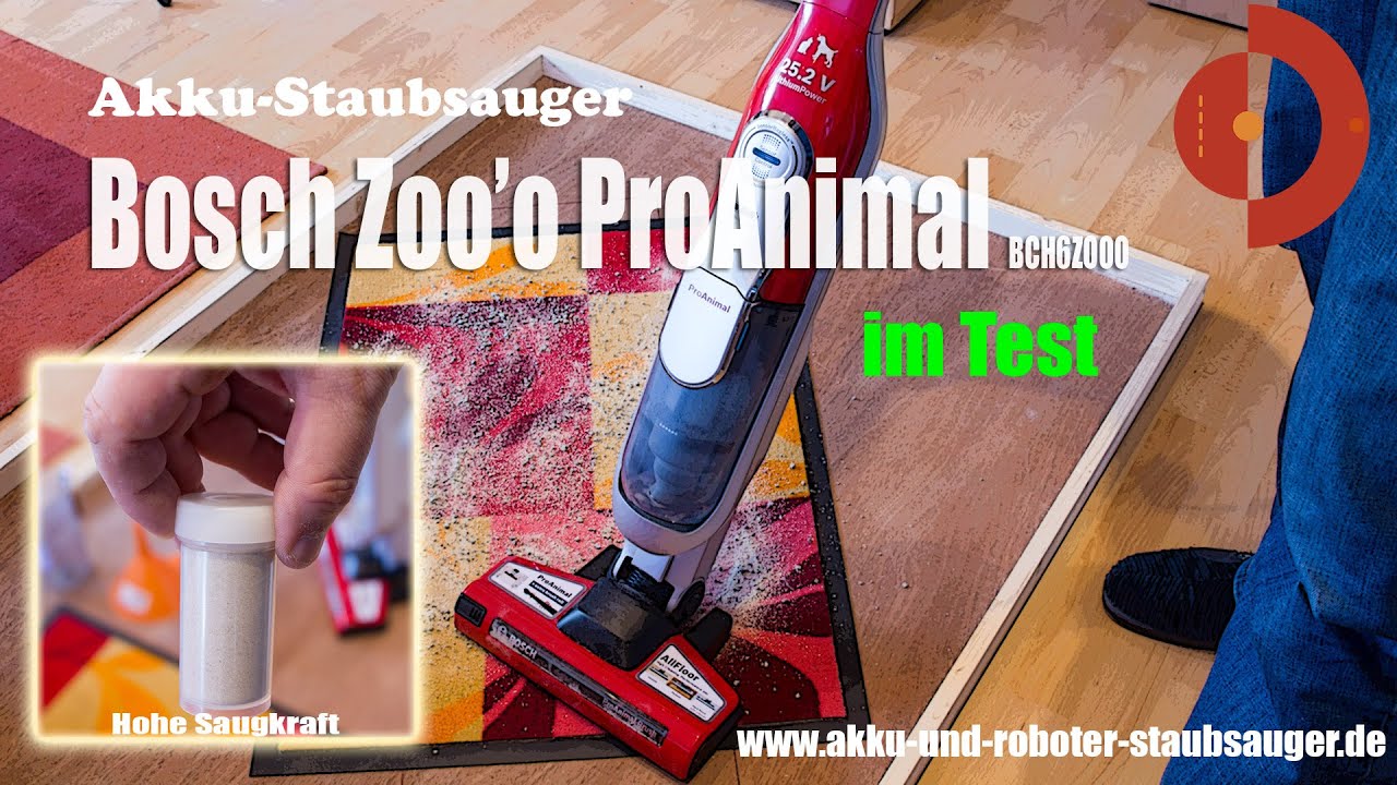 Akku-Staubsauger Bosch Athlet Zoo'o ProAnimal BCH6ZOOO im Test
