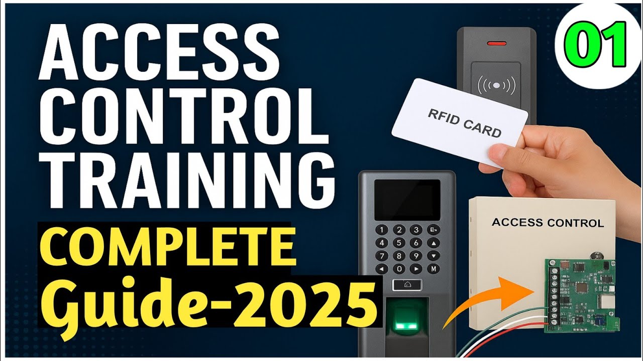 Access Control System Training Complete Installation Guide with Connection & Block Diagrams in Hindi