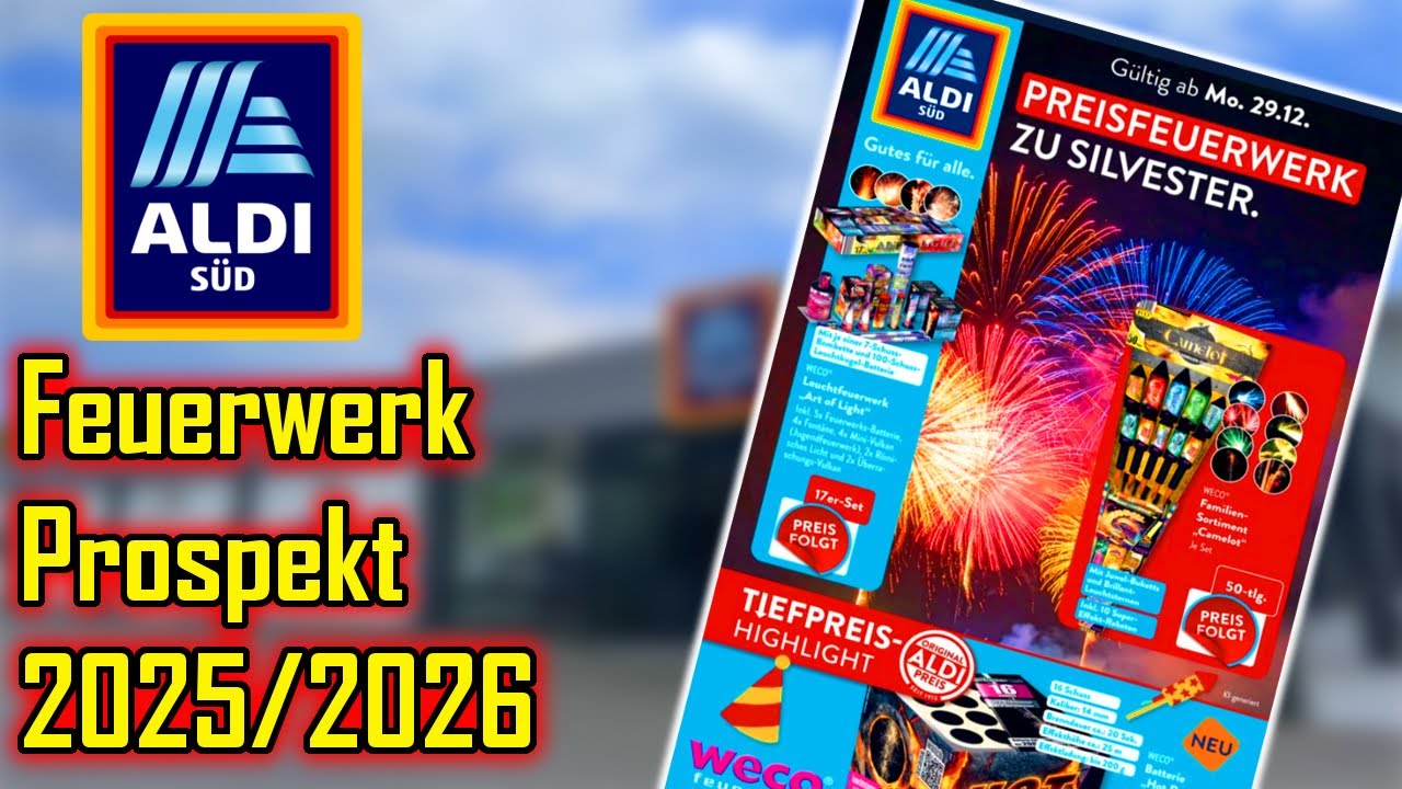 ALDI S&Uuml;D FEUERWERK PROSPEKT 2025/2026 🔥