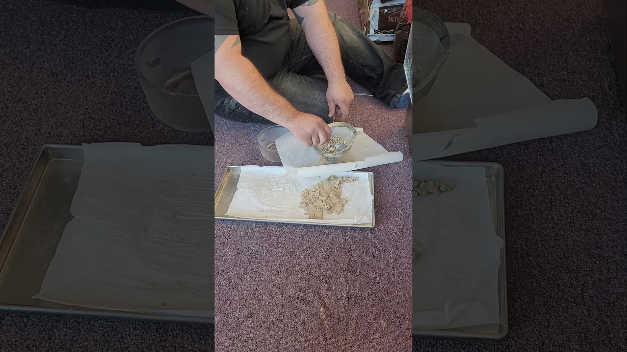 sifting  bubble hash  after  freeze dry. nfsot